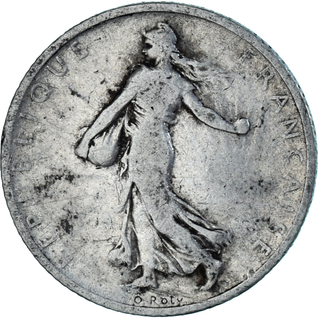 Moeda, França, Semeuse, Franc, 1898, Paris, VF(20-25), Prata, KM:844.1