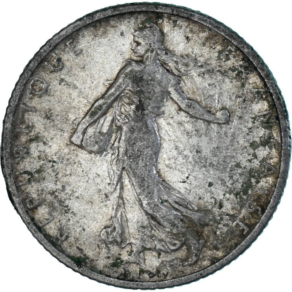 Moneta, Francja, Semeuse, Franc, 1899, Paris, F(12-15), Srebro, KM:844.1