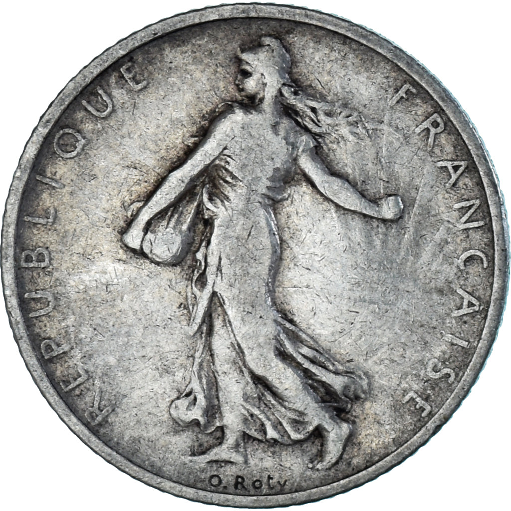Moeda, França, Semeuse, Franc, 1901, Paris, EF(40-45), Prata, KM:844.1