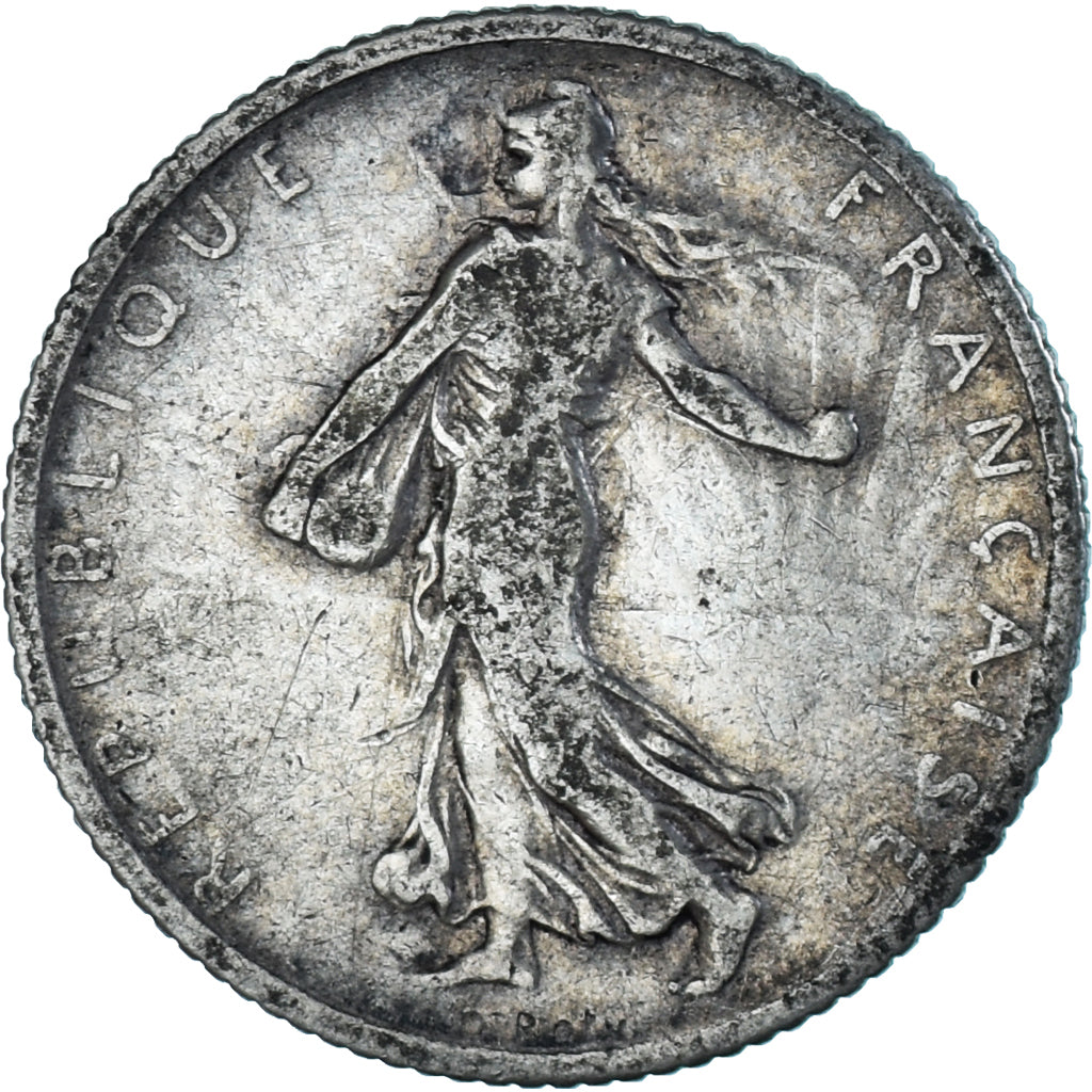 Coin, France, Semeuse, Franc, 1901, Paris, VF(30-35), Silver, KM:844.1