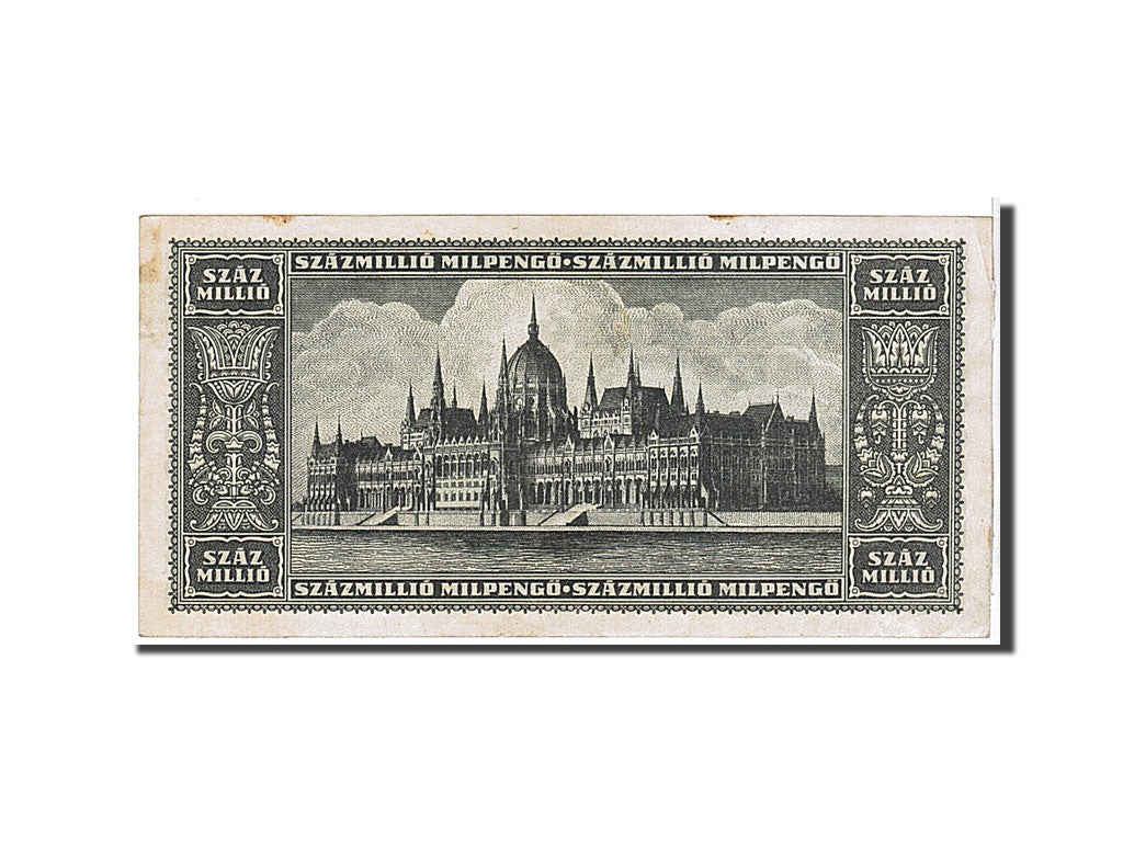 Hungary, 100 Million Milpengö, 1946, KM #130, EF(40-45)
