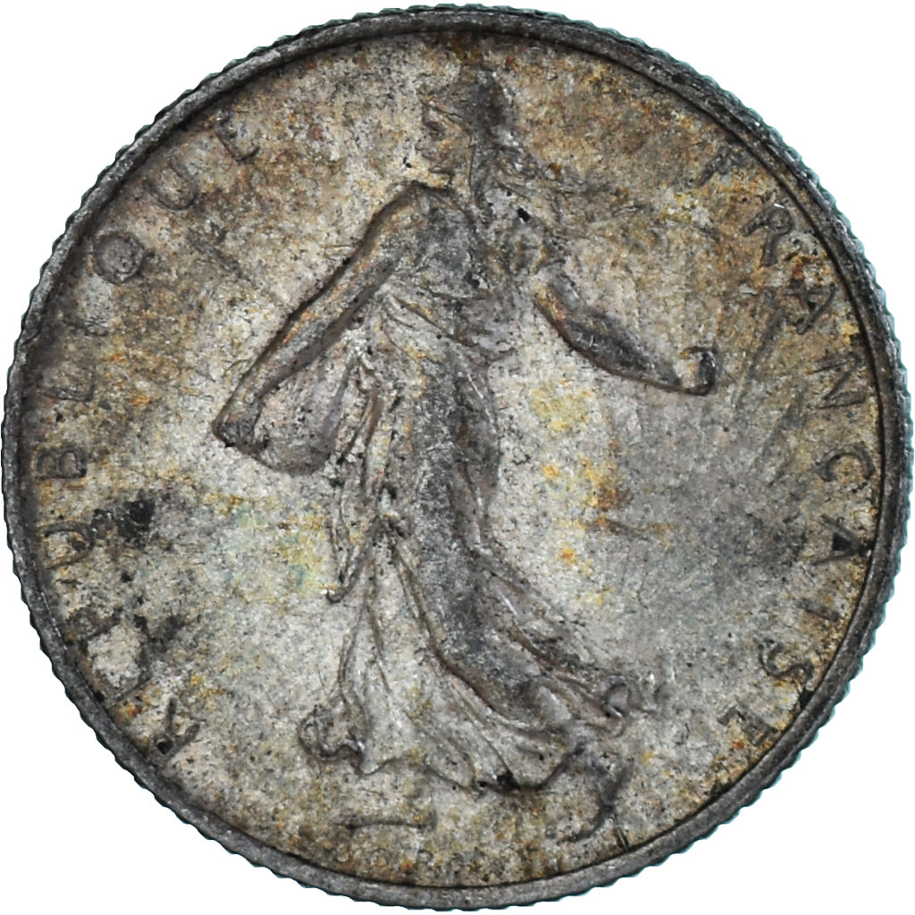 Coin, France, Semeuse, Franc, 1911, Paris, VF(30-35), Silver, KM:844.1
