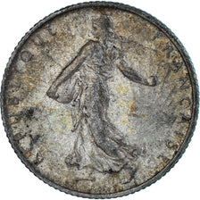 Coin, France, Semeuse, Franc, 1911, Paris, VF(30-35), Silver, KM:844.1