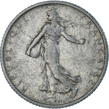 France, Semeuse, Franc, 1912, Paris, EF(40-45), Silver, KM:844.1