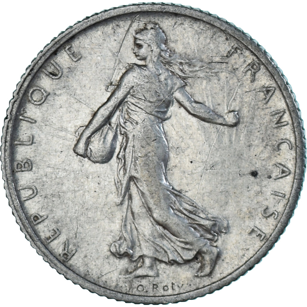 Francia, Semeuse, Franc, 1912, Paris, BB, Argento, KM:844.1