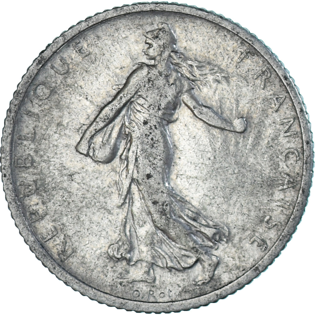 Moneda, Francia, Semeuse, Franc, 1906, BC+, Plata, Gadoury:467