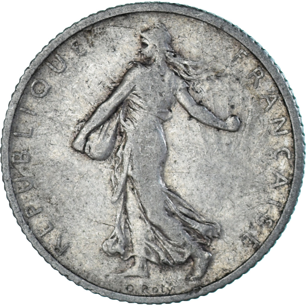 Monnaie, France, Semeuse, Franc, 1906, TB+, Argent, KM:844.1, Gadoury:467