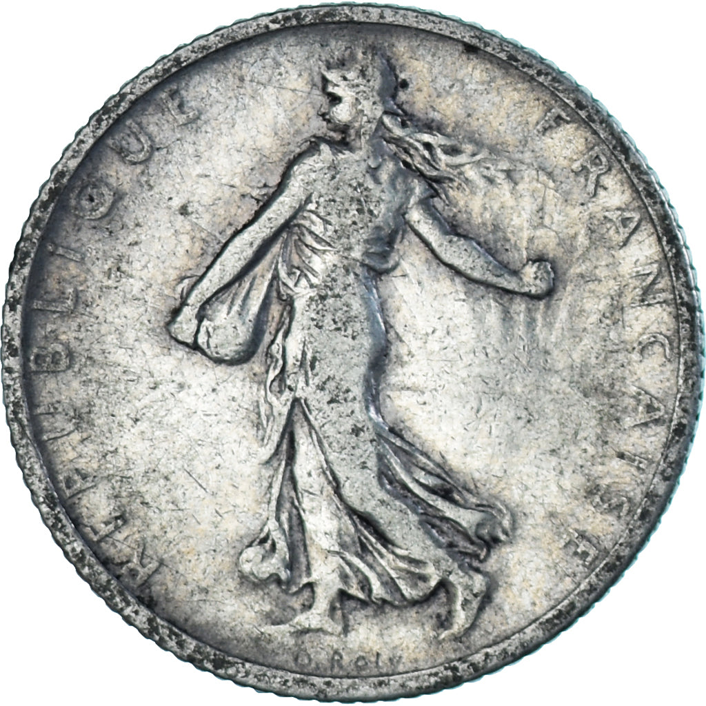 Moneta, Francia, Semeuse, Franc, 1905, Paris, BB, Argento, KM:844.1, Gadoury:427