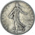 Moneta, Francia, Semeuse, Franc, 1904, Paris, MB+, Argento, KM:844.1