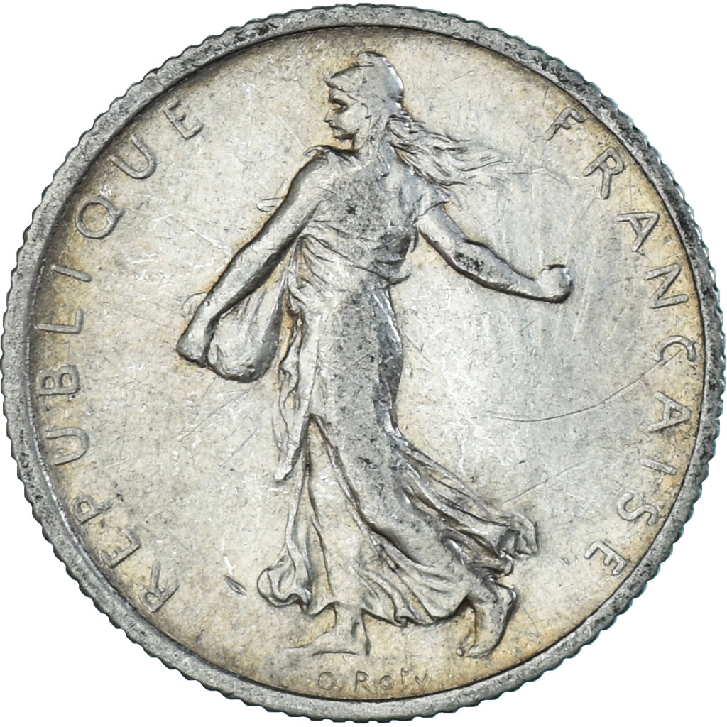 Moneta, Francia, Semeuse, Franc, 1904, Paris, MB+, Argento, KM:844.1