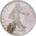 Moneda, Francia, Semeuse, Franc, 1910, Paris, BC+, Plata, KM:844.1, Gadoury:467