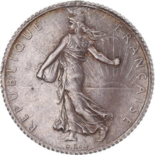 Coin, France, Semeuse, Franc, 1920, Paris, AU(55-58), Silver, KM:844.1