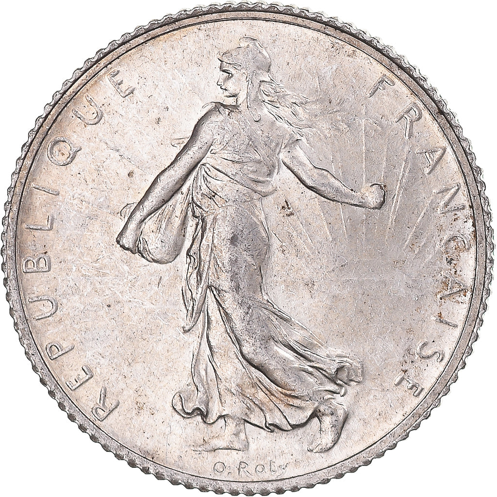 Moneta, Francia, Semeuse, Franc, 1920, Paris, SPL, Argento, KM:844.1
