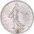 Moneda, Francia, Semeuse, Franc, 1917, Paris, EBC+, Plata, KM:844.1, Gadoury:467