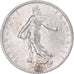 Moneda, Francia, Semeuse, Franc, 1917, Paris, EBC+, Plata, KM:844.1, Gadoury:467