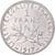 Moneda, Francia, Semeuse, Franc, 1917, Paris, EBC+, Plata, KM:844.1, Gadoury:467