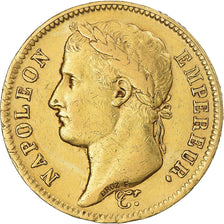 Coin, France, Napoléon I, 40 Francs, 1809, Paris, VF(30-35), Gold, KM:696.1