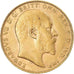 Moneda, Gran Bretaña, Edward VII, Sovereign, 1909, London, Souverain, MBC+