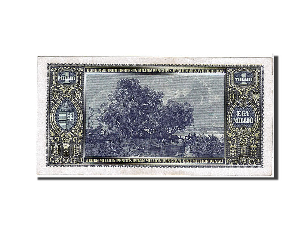 Banknote, Hungary, 1,000,000 Pengö, 1945, AU(55-58)
