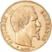 Moneda, Francia, Napoleon III, Napoléon III, 20 Francs, 1855, Strasbourg, MBC+