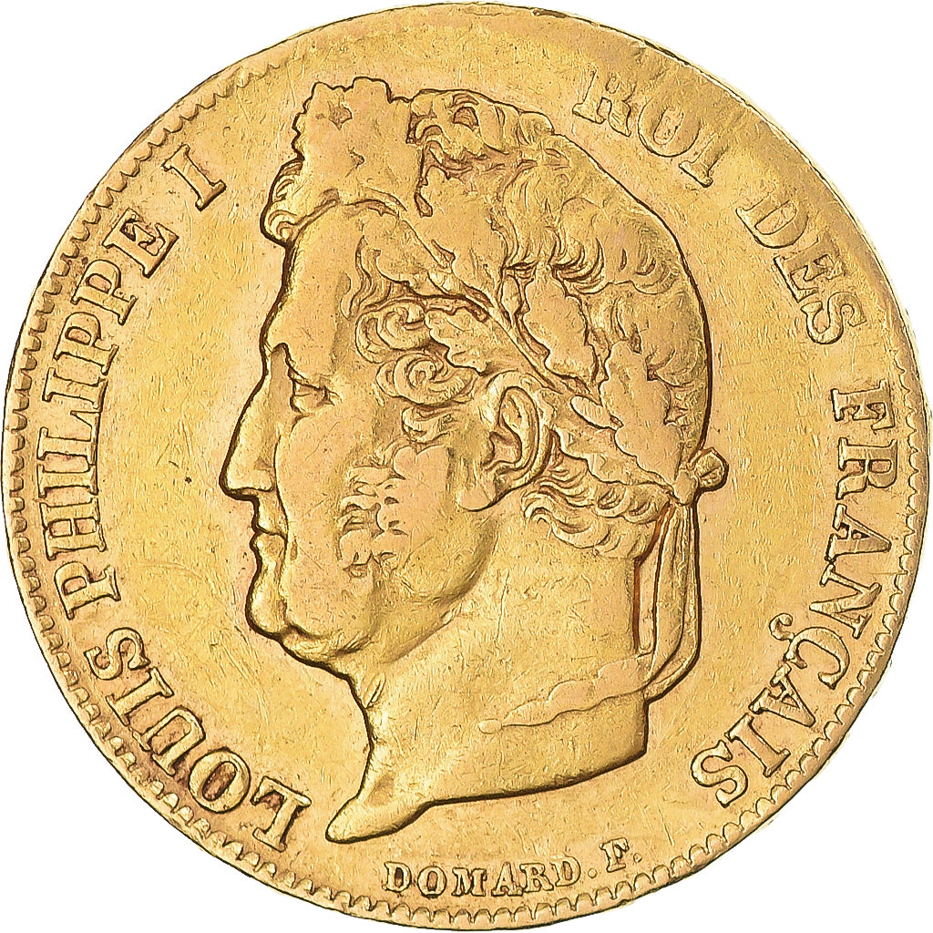 Moneta, Francja, Louis-Philippe, 20 Francs, 1840, Paris, VF(30-35), Złoto