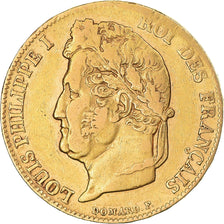 Moneta, Francja, Louis-Philippe, 20 Francs, 1840, Paris, VF(30-35), Złoto