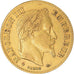 Moneda, Francia, Napoleon III, 10 Francs, 1862, Strasbourg, MBC, Oro, KM:800.2