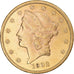 Monnaie, États-Unis, Liberty Head, $20, Double Eagle, 1892, U.S. Mint, San