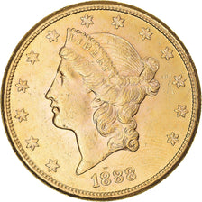 Monnaie, États-Unis, Liberty Head, $20, Double Eagle, 1888, U.S. Mint, San
