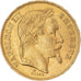 Moneda, Francia, Napoleon III, Napoléon III, 20 Francs, 1870, Strasbourg, MBC