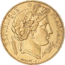 Coin, France, Cérès, 20 Francs, 1850, Paris, Oreille basse, AU(55-58), Gold
