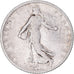 Coin, France, Semeuse, Franc, 1902, Paris, VF(30-35), Silver, KM:844.1, Le