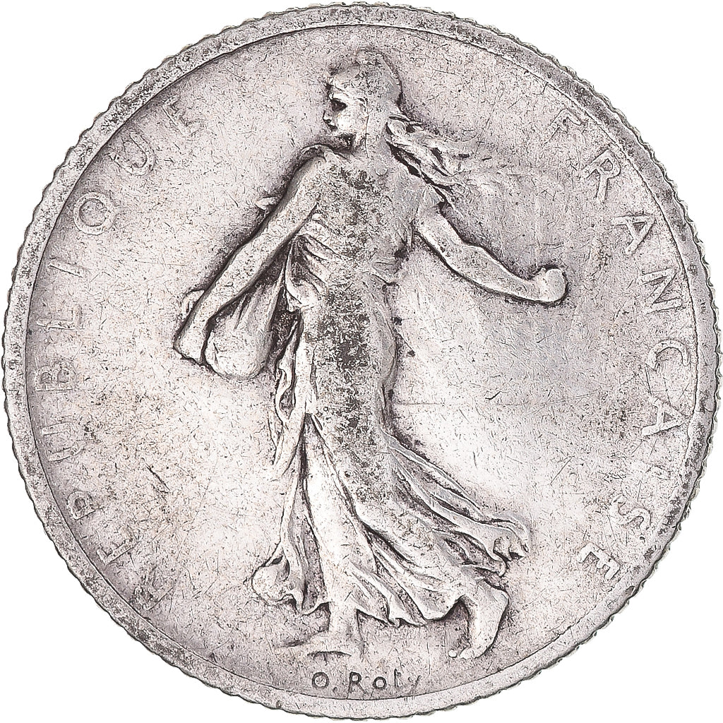 Coin, France, Semeuse, Franc, 1902, Paris, EF(40-45), Silver, KM:844.1