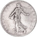 Coin, France, Semeuse, Franc, 1902, Paris, EF(40-45), Silver, KM:844.1