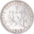 FRANCE, Semeuse, Franc, 1919, Paris, KM #844.1, MS(60-62), Silver, 23, Gadoury..