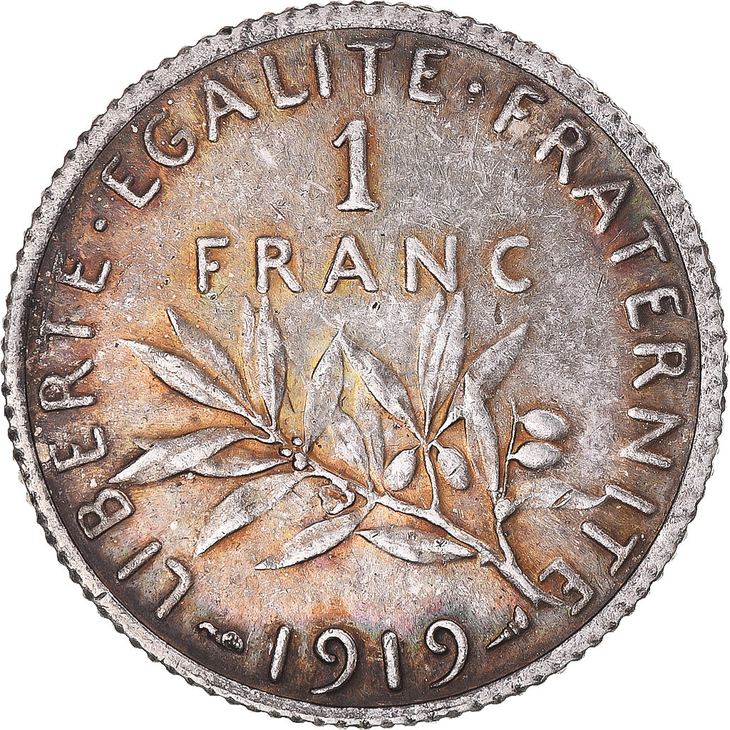 Monnaie, France, Semeuse, Franc, 1919, Paris, SPL, Argent, Gadoury:467