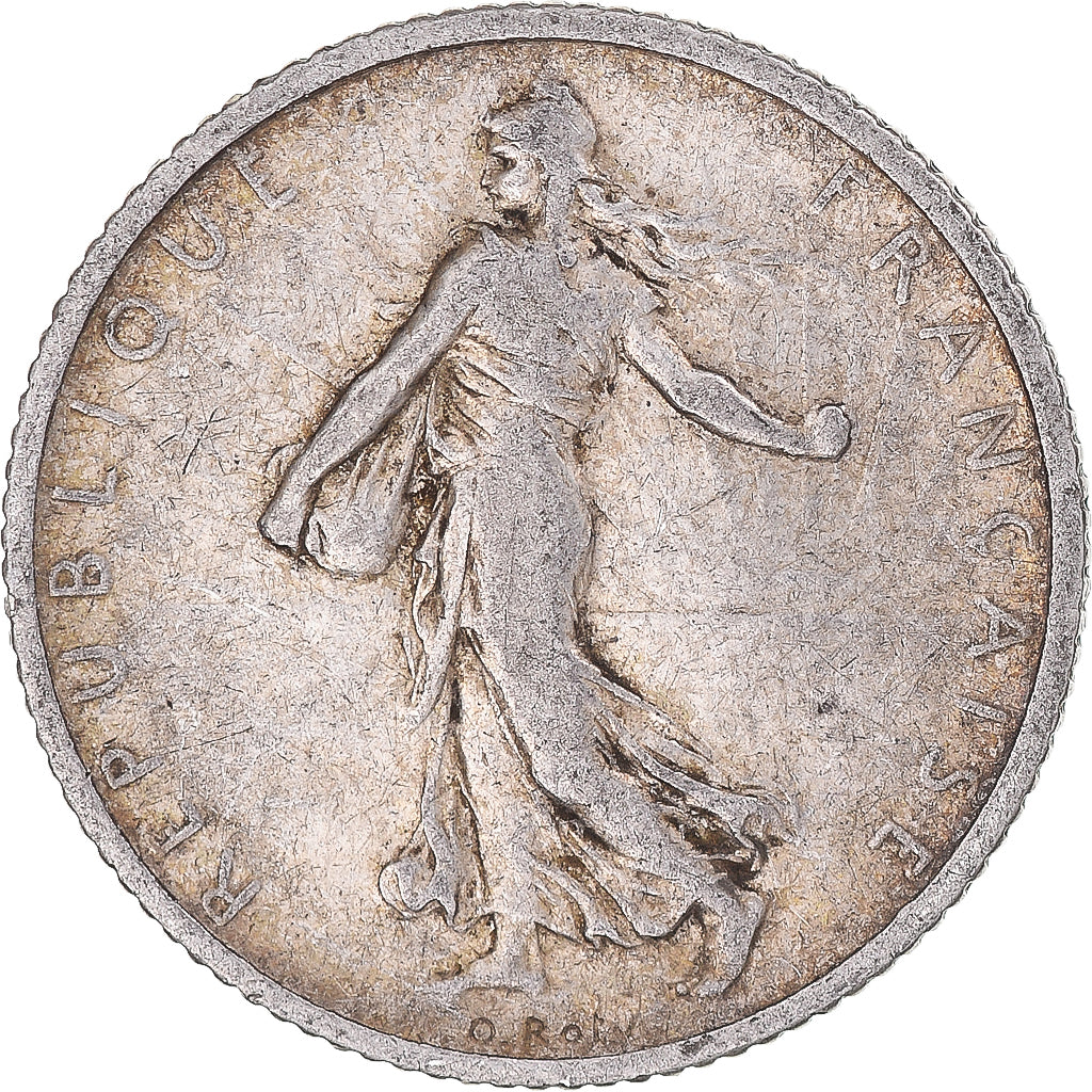 Münze, Frankreich, Semeuse, Franc, 1907, Paris, S+, Silber, KM:844.1