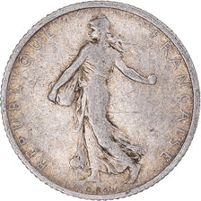 Münze, Frankreich, Semeuse, Franc, 1907, Paris, S+, Silber, KM:844.1