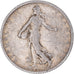 Münze, Frankreich, Semeuse, Franc, 1907, Paris, S+, Silber, KM:844.1