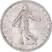 Moneta, Francia, Semeuse, Franc, 1907, Paris, MB+, Argento, KM:844.1