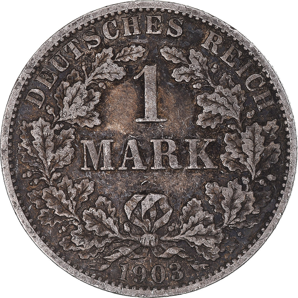 Coin, GERMANY - EMPIRE, Wilhelm II, Mark, 1903, Berlin, EF(40-45), Silver, KM:14