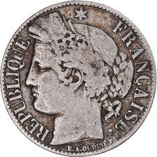 Moneta, Francia, Cérès, Franc, 1888, Paris, MB, Argento, KM:822.1