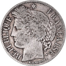 Moneta, Francja, Cérès, Franc, 1888, Paris, VF(20-25), Srebro, KM:822.1