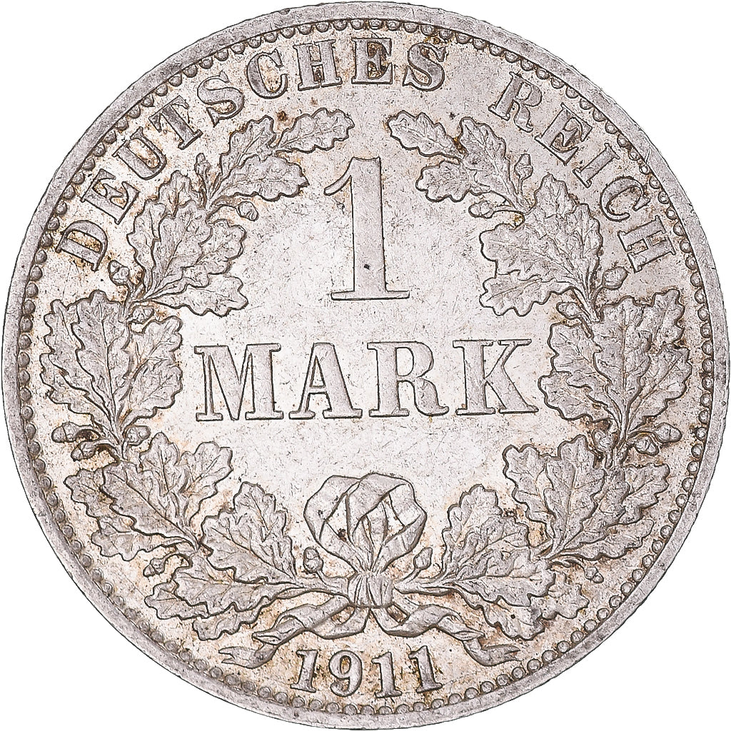 Münze, GERMANY - EMPIRE, Wilhelm II, Mark, 1911, Berlin, VZ, Silber, KM:14