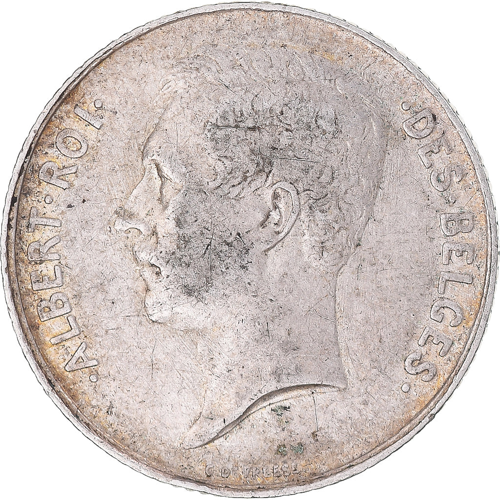 Coin, Belgium, Franc, 1912, VF(30-35), Silver, KM:72