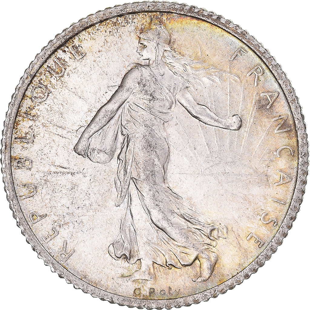 Moneta, Francia, Semeuse, Franc, 1915, Paris, SPL, Argento, KM:844.1