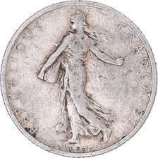 Coin, France, Semeuse, Franc, 1905, Paris, VF(30-35), Silver, KM:844.1