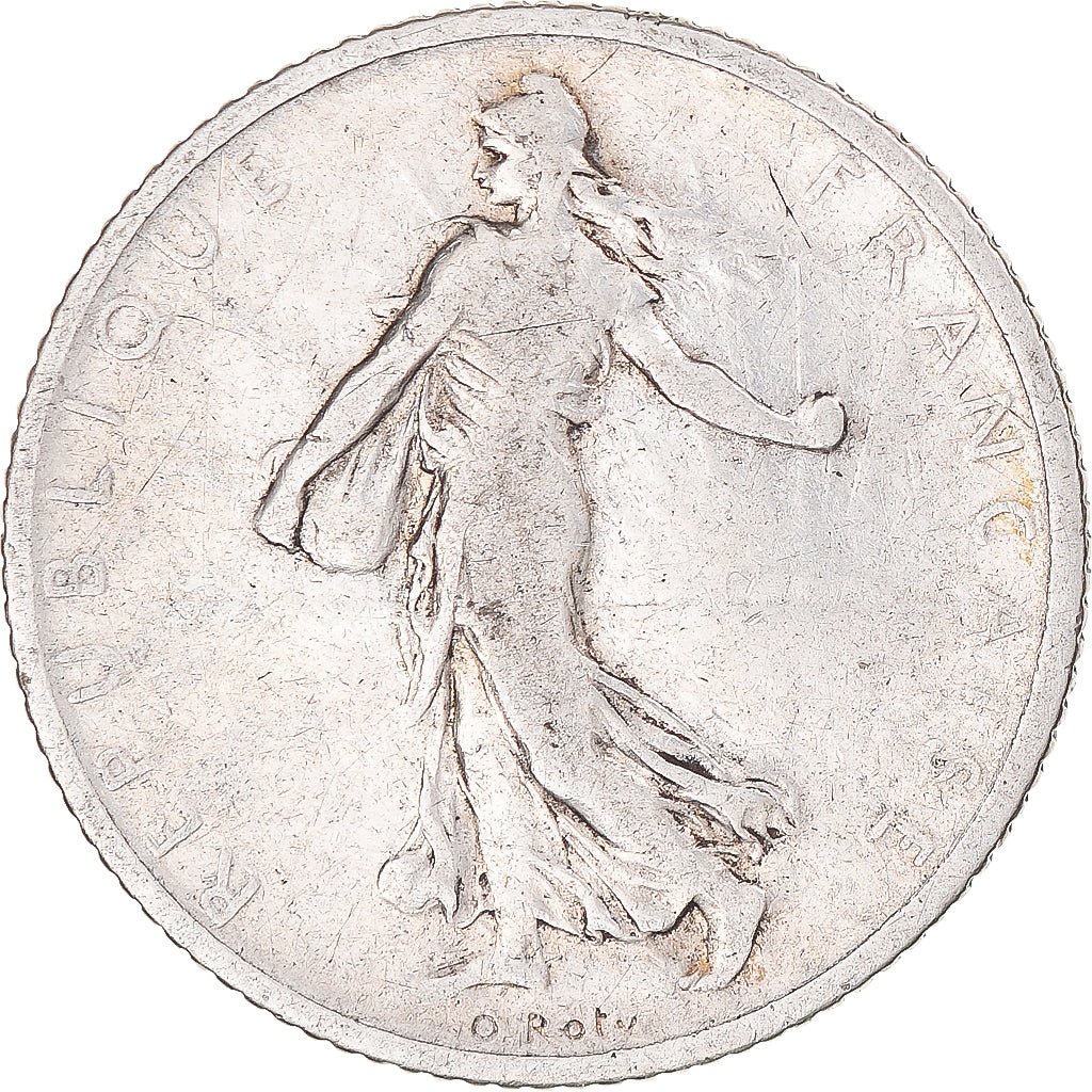 Monnaie, France, Semeuse, Franc, 1902, Paris, TB+, Argent, KM:844.1, Gadoury:467