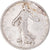 Moneta, Francia, Semeuse, Franc, 1911, Paris, MB+, Argento, KM:844.1