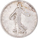 Moneta, Francia, Semeuse, Franc, 1911, Paris, MB+, Argento, KM:844.1
